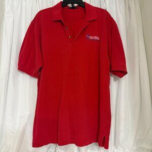 Port Authority Red Polo Shirt XL Embroidered National Specialty Technical Servic
